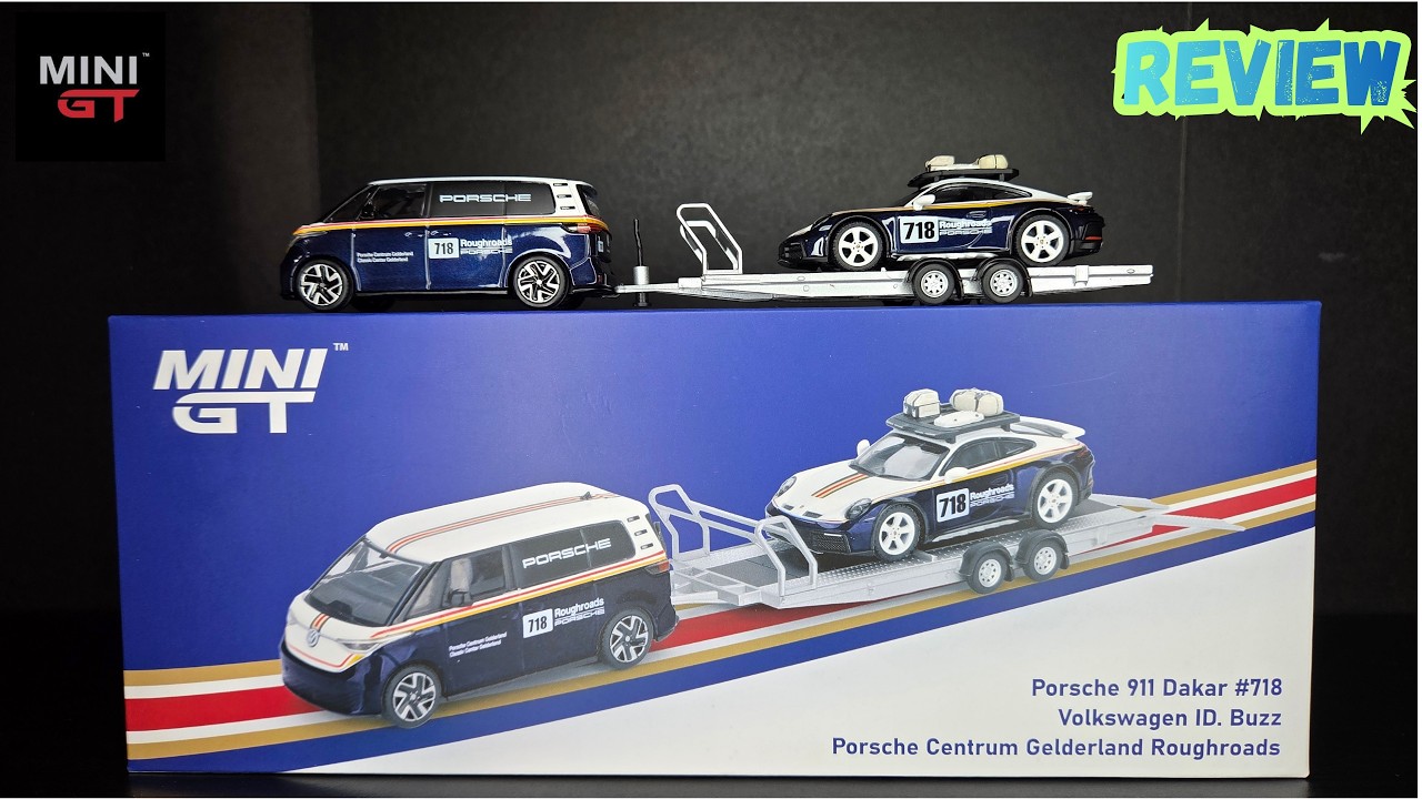 Mini GT - Porsche Roughroads Box Set - Porsche 911 Dakar