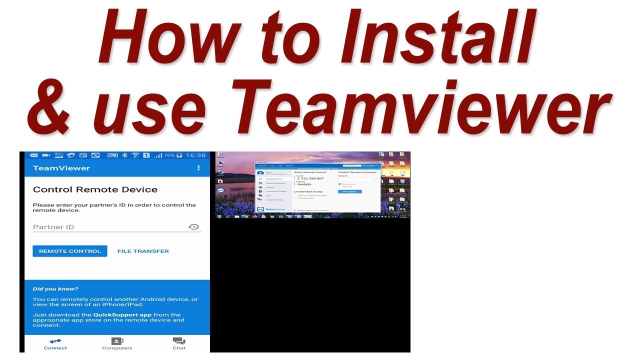 teamviewer 11 how to use