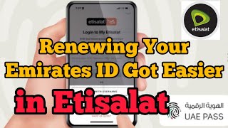 How to renew Etisalat sim card with UAE PASS | UAE PASS se Etisalat ki sim kaise renew kare screenshot 3