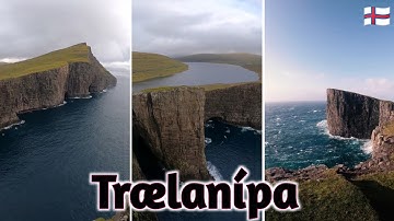 Trælanípa | A strange creation of nature in Vágar Island, Faroe Islands