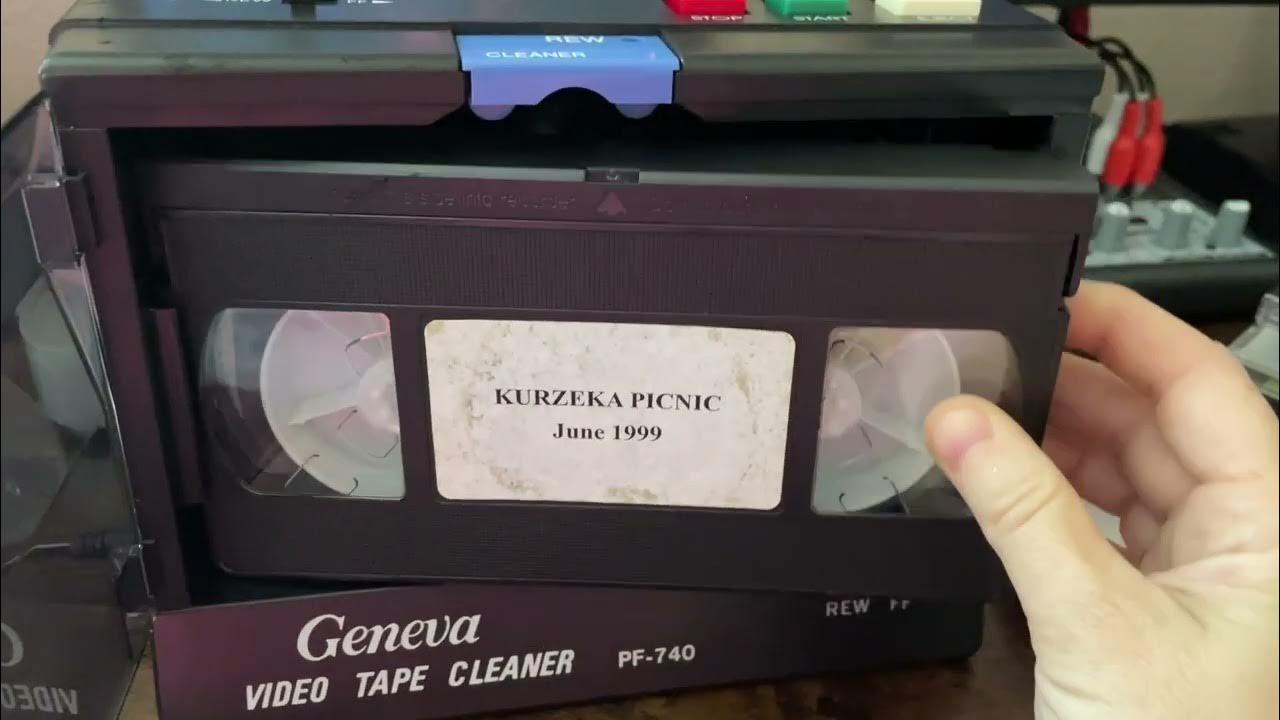 Cleaning VHS Tapes with a Geneva Tape Cleaner (Legacy Box and iMemories