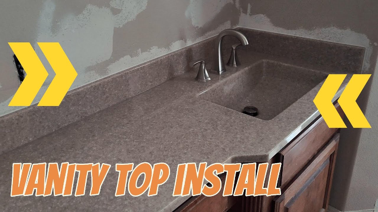 Double sink vanity top