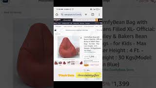 Comfybean Bag With Beans Filled Xl 1399 Httpsamzn.to3Tjncfj