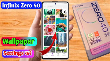 how to change lock screen wallpaper in infinix zero 40, infinix zero 40 change wallpaper