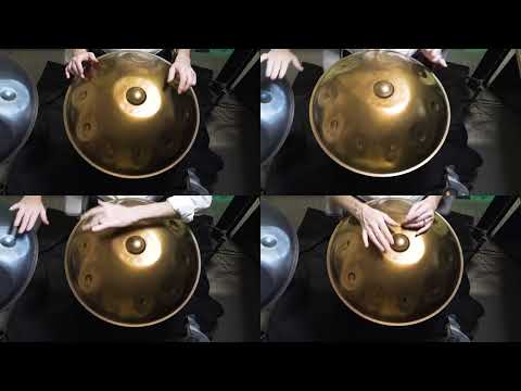 Handpan Music Cover Song of Carol of the Bells - D Celtic Minor / Amara