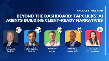 [WEBINAR] Beyond the Dashboard: TapClicks