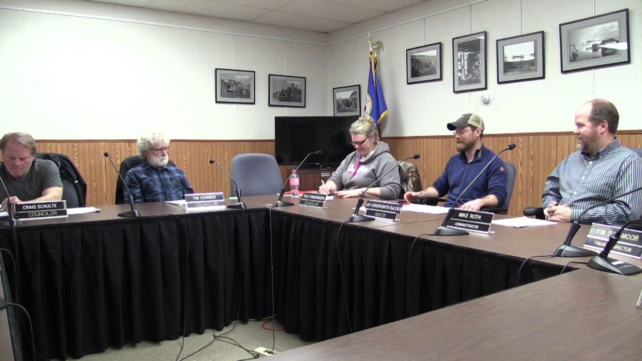 March 13th, 2019 Grand Marais City Council Meeting YouTube