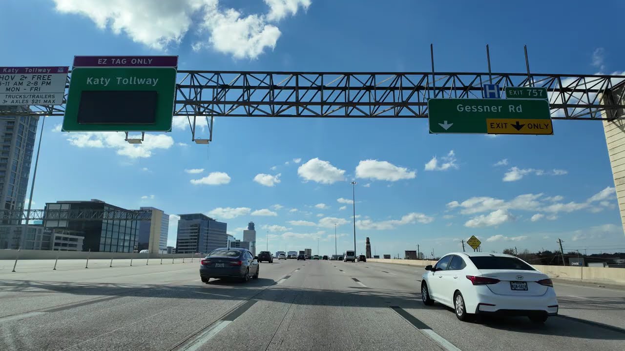 WIDEST FREEWAY IN THE WORLD CRUISE- KATY FRWY. HOUSTON