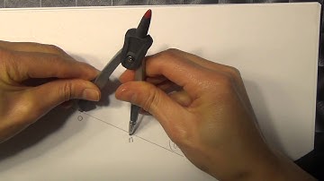 droites parallèles au compas