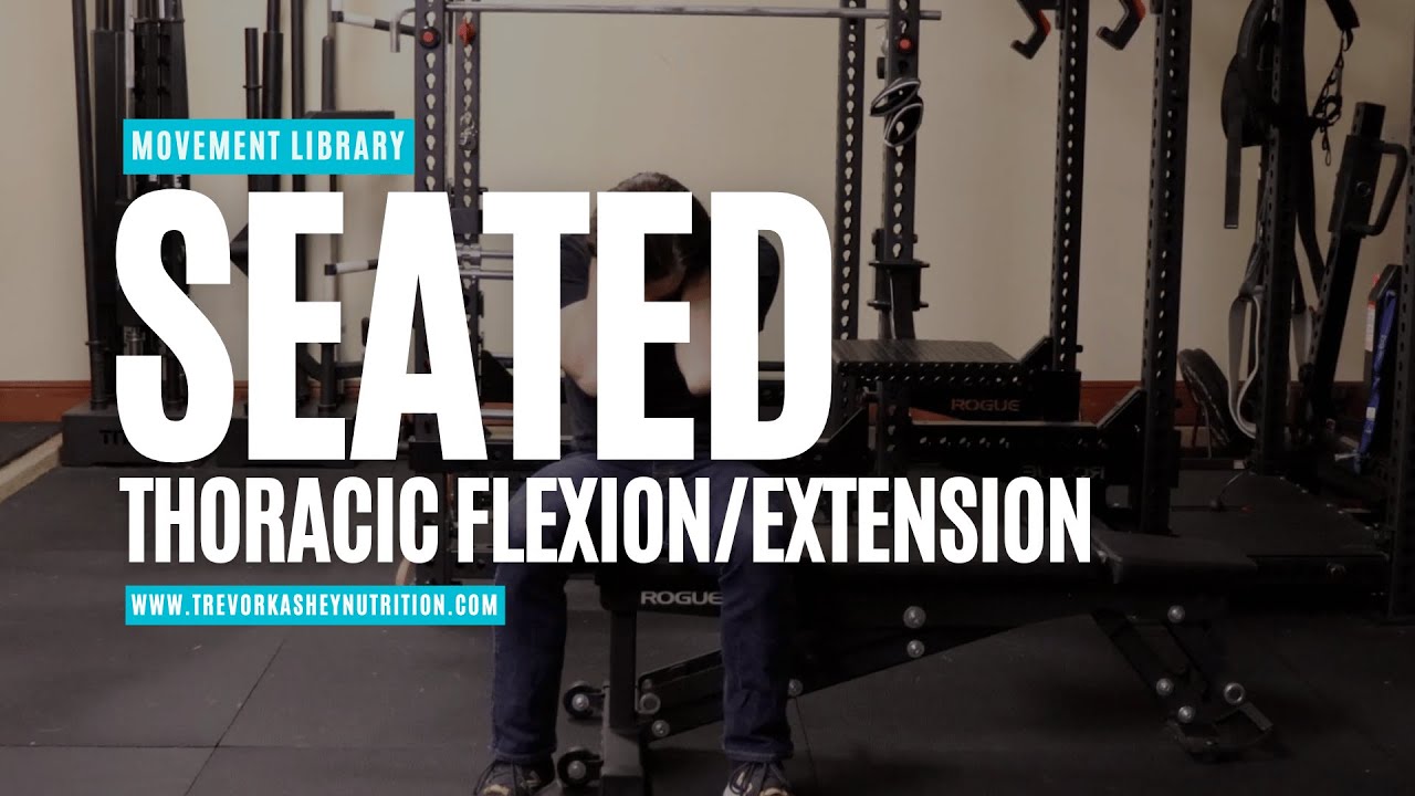 Seated Thoracic Flexion/Extension - TKN - YouTube