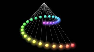 Pendulum Wave Art #3| 振り子ウェーブアート- 癒しの物理シミュレーション