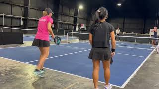 4.0 W | GOLD | Diana/CindyM vs Liz/Whitney | Dragon Slam 2023 | GAME 1 | Stacks Pickleball