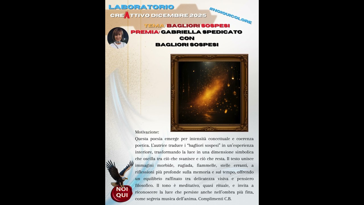 Gabriella Spedicato BAGLIORI SOSPESI