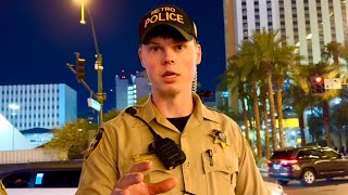 Interviewing Cops in The Las Vegas Strip With Auditing America @AuditingAmerica