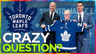Maple Leafs Press Conference goes... SIDEWAYS