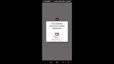 McAfee Mobile Security Installation Guide