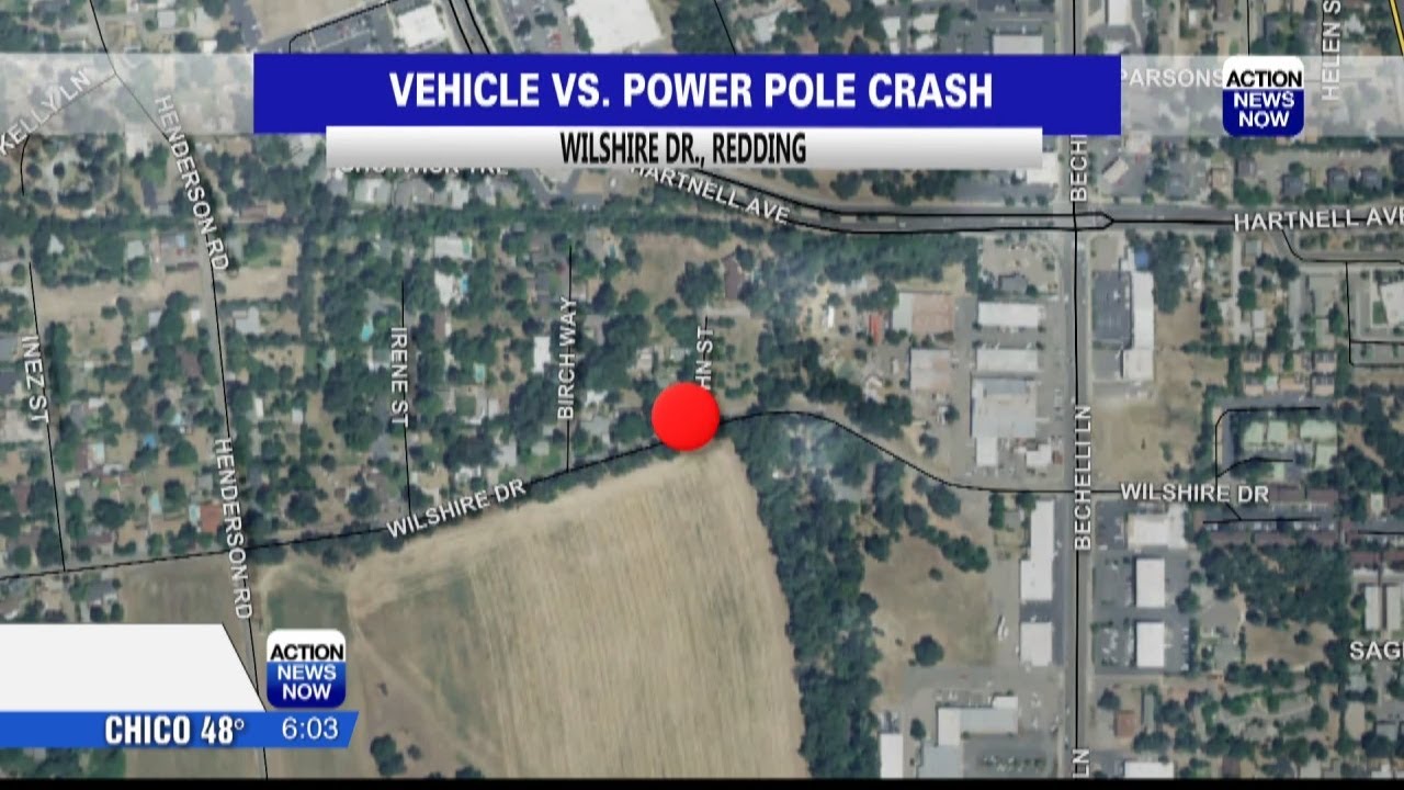 DUI crash leaves PG&E customers in the dark after power pole sheered off by vehicle