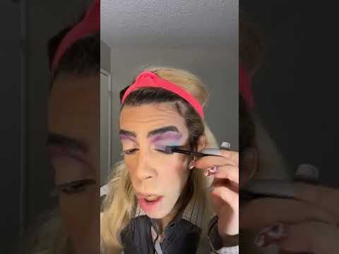 تتوريال بنفسجي كريس صفية تحط مكياج