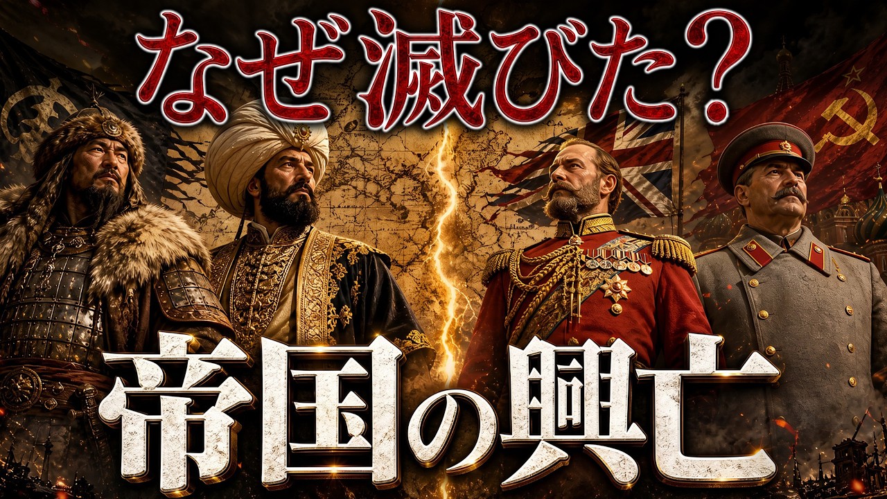 【総集編】モンゴル・オスマン・大英・ソ連|世界を変えた帝国の興亡史