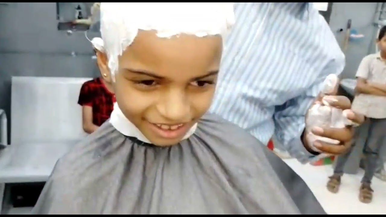 Full baby head shave ideal hair saloon YouTube