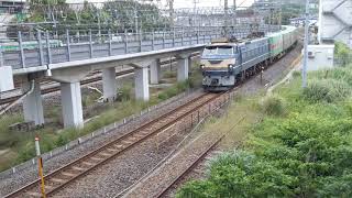 54レ EF66-27牽引@笠間大橋
