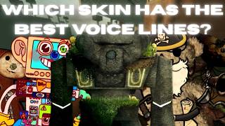 Which Bear Skin has the Best Voice Lines? | Roblox Bear (Alpha)