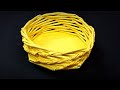 How to make basket with paper innovativekrishna paperbasketinnovativekrishna