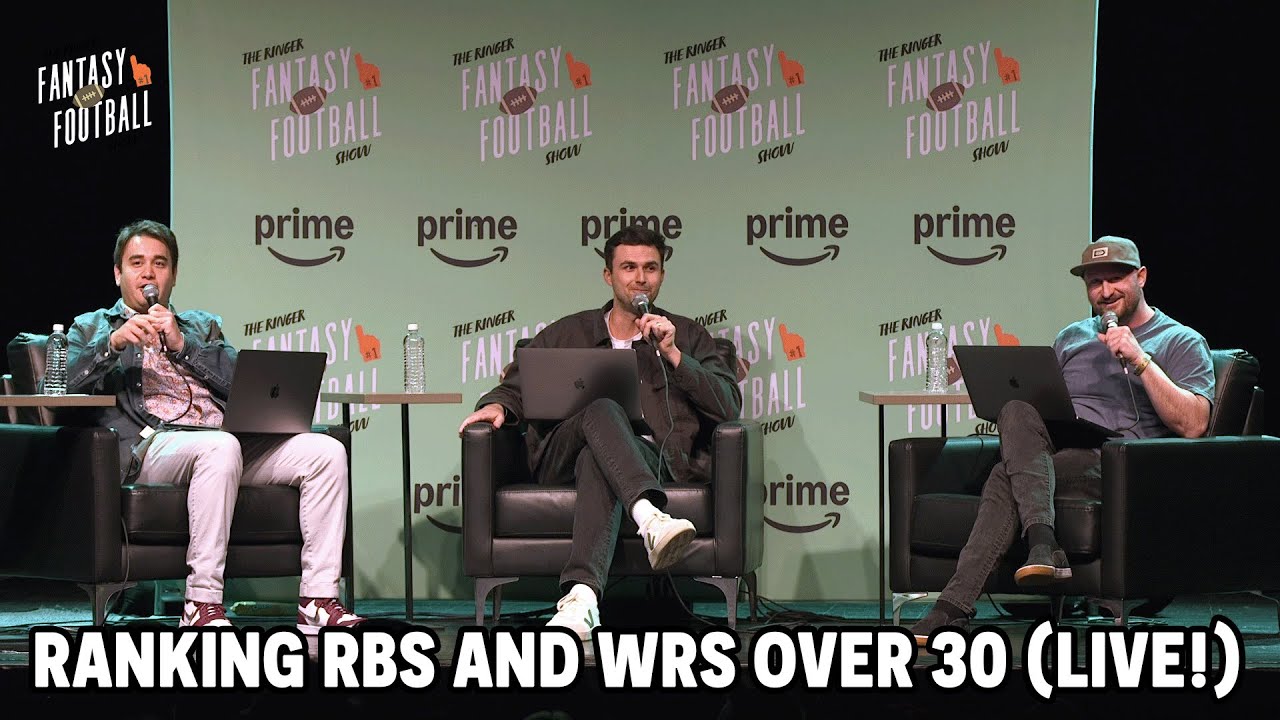 Ranking RBs and WRs Over 30, and Training Camp Story Lines as Told by Ranking RBs and WRs Over 30, and Training Camp Story Lines as Told by