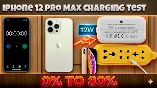 iPhone 12 Pro Max Charging Test With 12Watt - Apple Original Charger Test | 2026