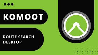 Komoot Desktop Route Search Tutorial 2026