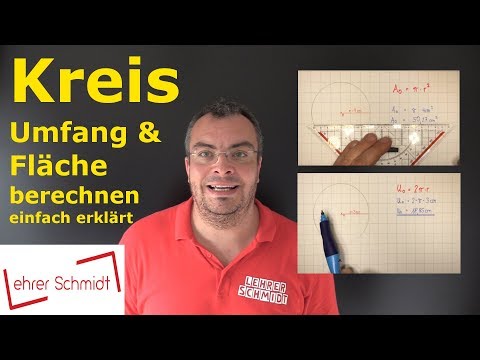 Video: So Finden Sie Die Fläche Eines Kreises Und Seiner Teile