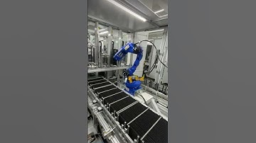 Robot in new energy vehicle battery application