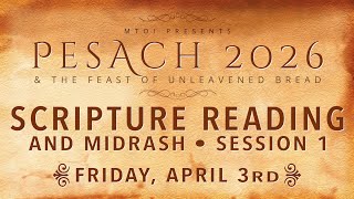 Celebrity MTOI Pesach 2026 | Scripture Readings & Midrash | Session 1 | 4-3-2026 Wealth
