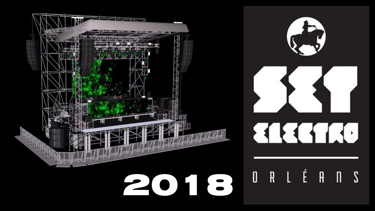 [Modélisation 3D] Scène du SET ELECTRO Orléans 2018 Le dépôt d'la