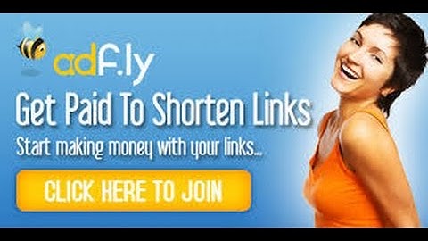 Creating Adf. ly Account