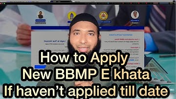 How to Apply BBMP New khata & Pay Property Tax E khata Eaasthi #bbmp #khata