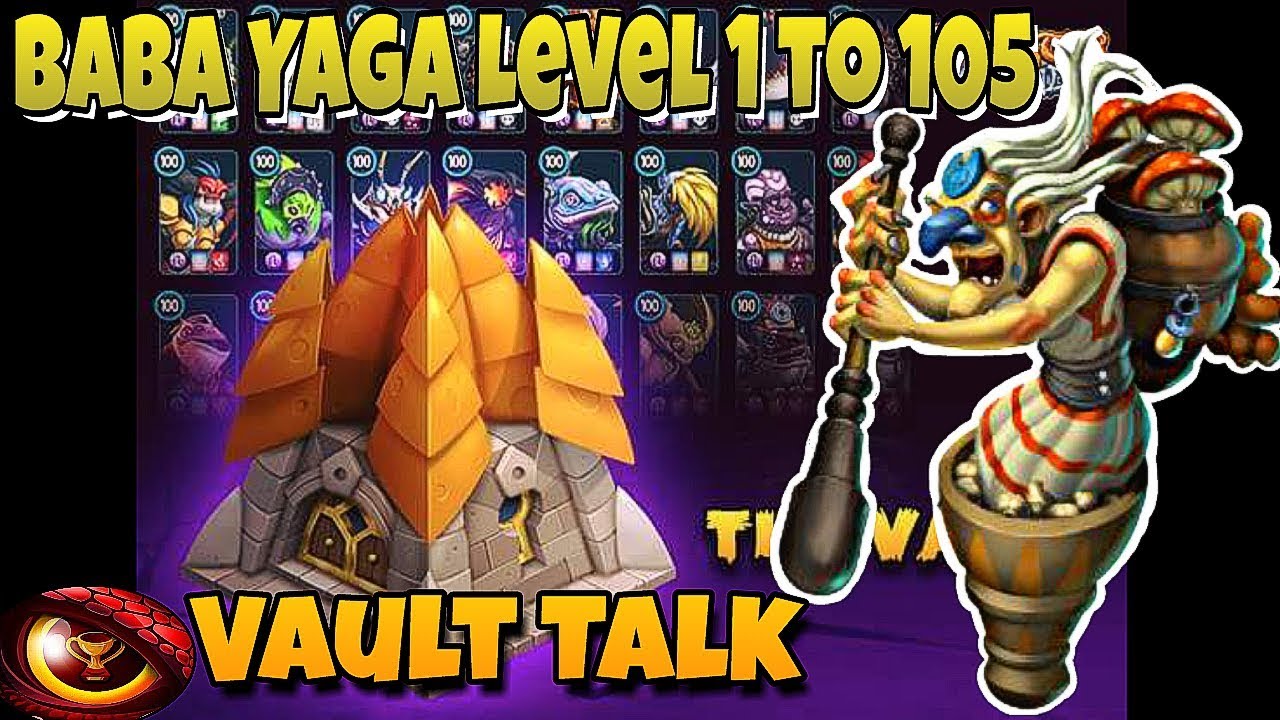 Monster Legends Monster Vault, Cell Week and Baba Yaga Level 1105