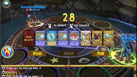 WIZARD 101 : practice pvp on my ice......with a NOob