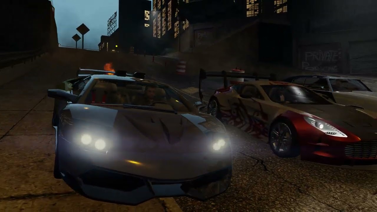 NFS Most Wanted - Sunset till Dawn with Aston Martin One-77 2010