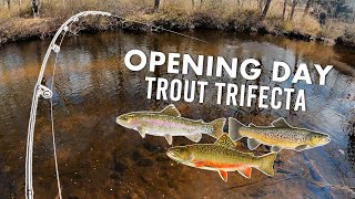 PA Opening Day Trout Fishing 2026! (Trout TRIFECTA)