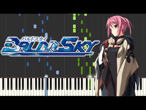 Baldr Sky Restoration Chinmoku No Sora Dive1 OP Piano 