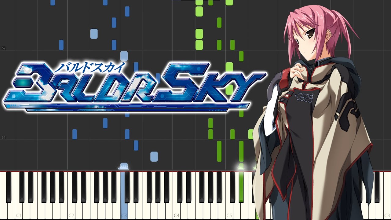 Baldr Sky - Restoration ~Chinmoku no Sora~ [Dive1 OP] (Piano)