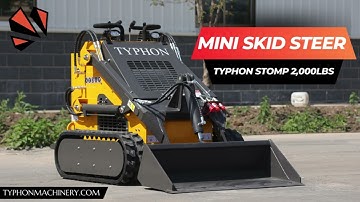 Ultimate Skid Steer Performance | Meet the TYPHON STOMP with 23HP EPA Gas Engine | TYPHON Machinery