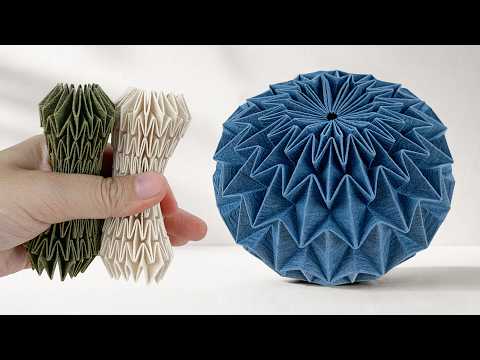 （SUB）Origami Magic Ball Tutorial（Yuri Shuakov）