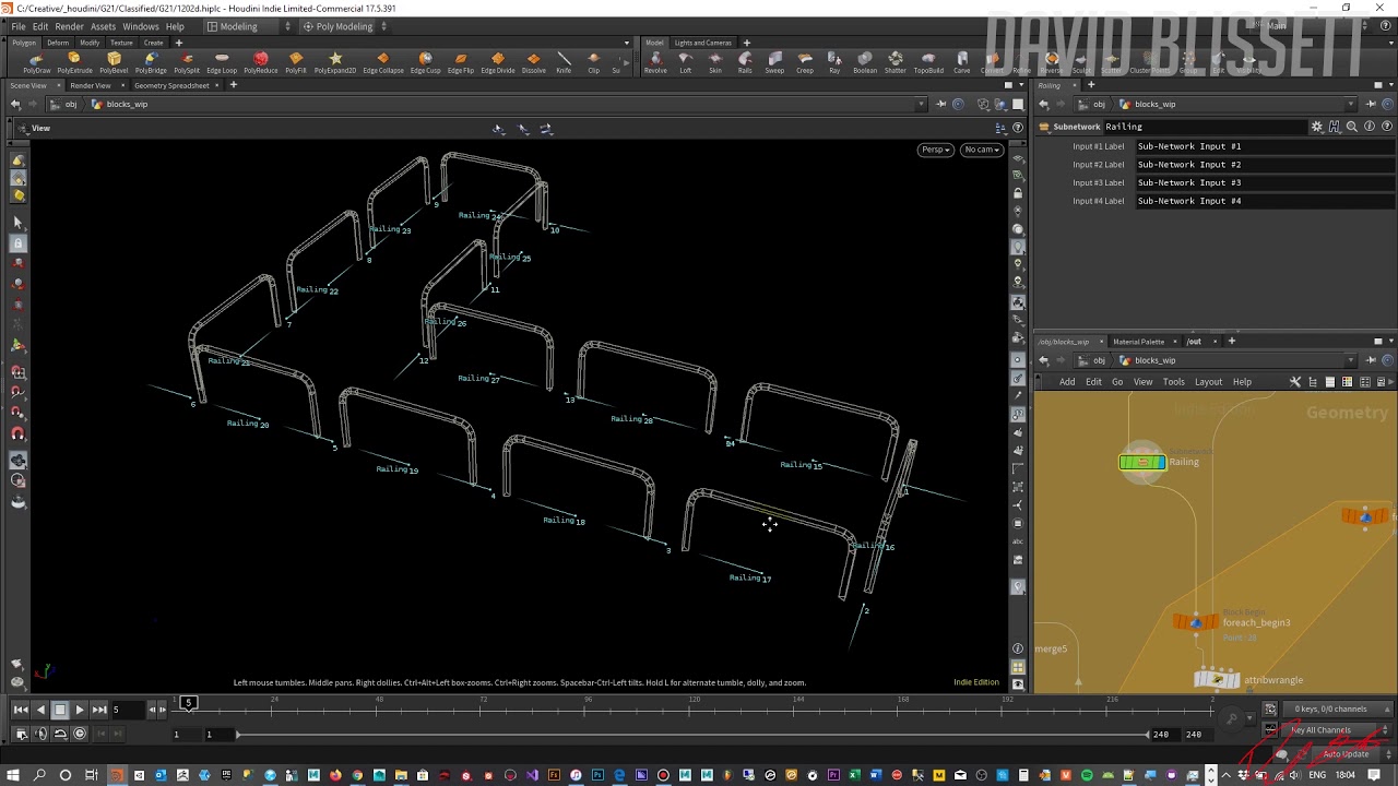 Houdini Pointing Point Normals At The Next Point - YouTube