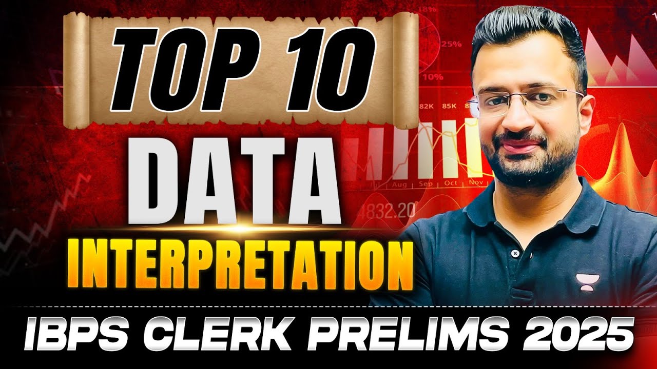 🎯Top 10 Data Interpretation Questions for IBPS Clerk Pre 2025 | DI for ...
