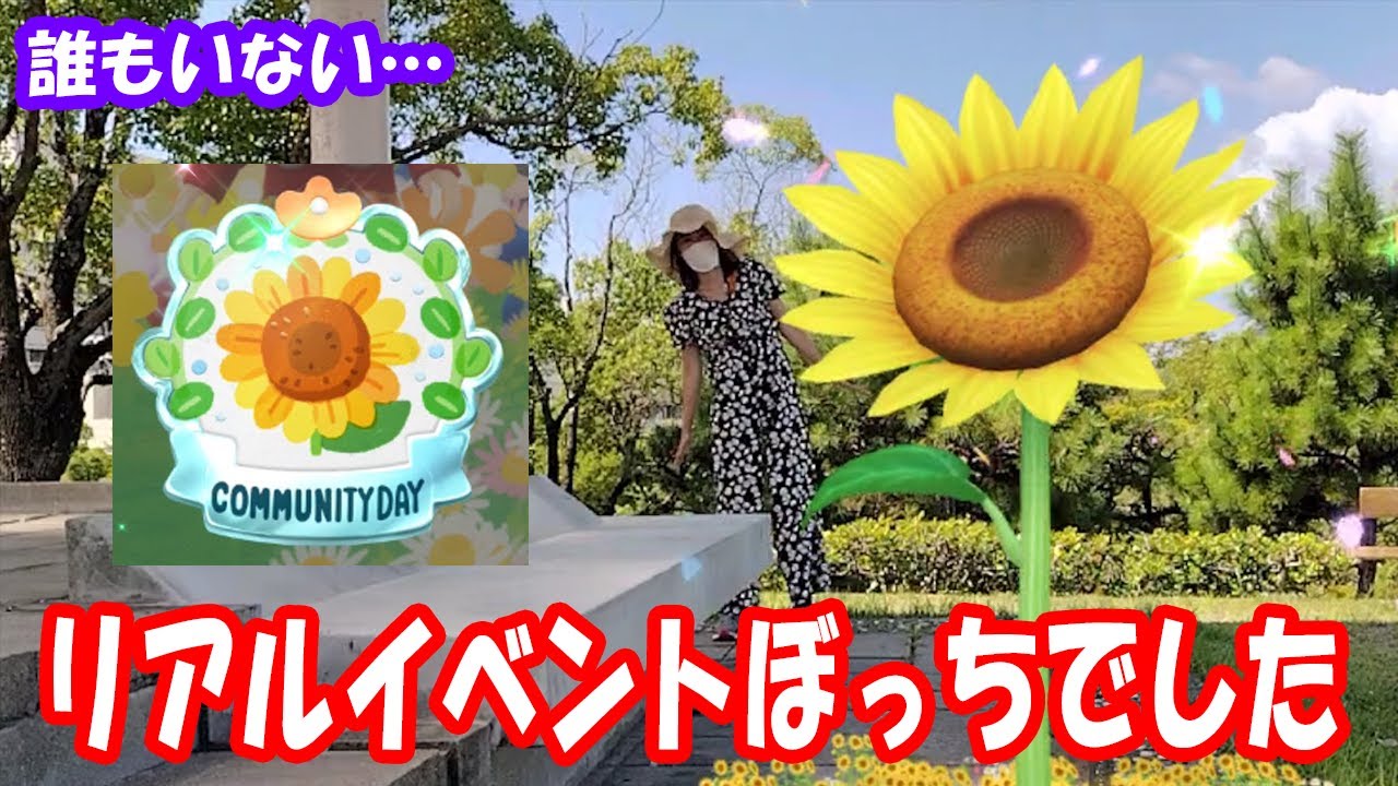 Pikmin Bloom ８月のコミュニティデイのリアルのイベント 大きな苗ゲットした だれもいなかった ピクミンブルーム Youtube