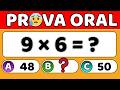 Prova Oral de Matemática — 40 Perguntas para Testar Seus Conhecimentos