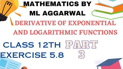 EXERCISE 5.8 | PART 3 | Continuity and Differentiability | Mathematics By ML AGGARWAL |