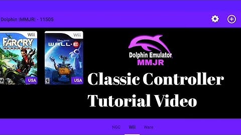 Dolphin MMJR Emulator Classic Controller Config Tutorial Video |#dolphin #dolphinmmjr |(D-7200)